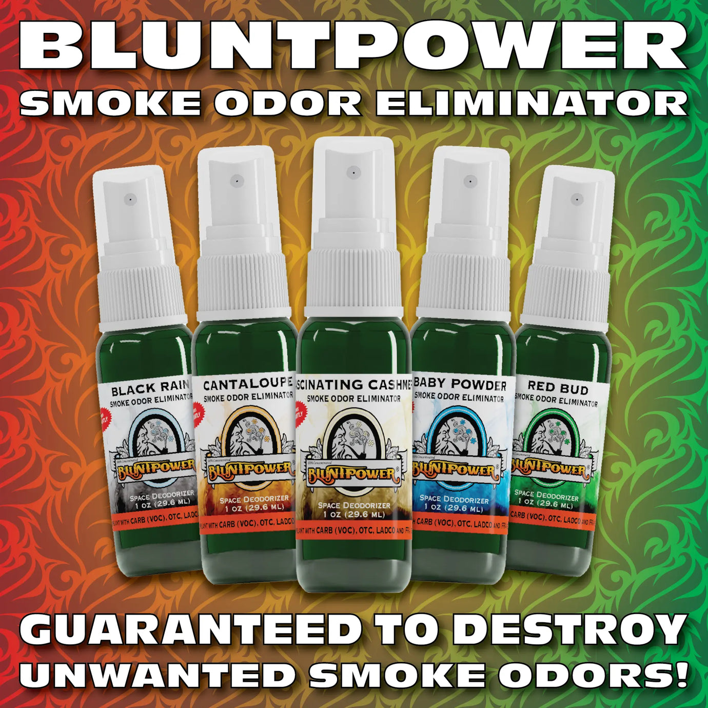 BluntPower Smoke Odor Eliminator Sprays are Guaranteed to Destroy Unwanted Smoke Odors