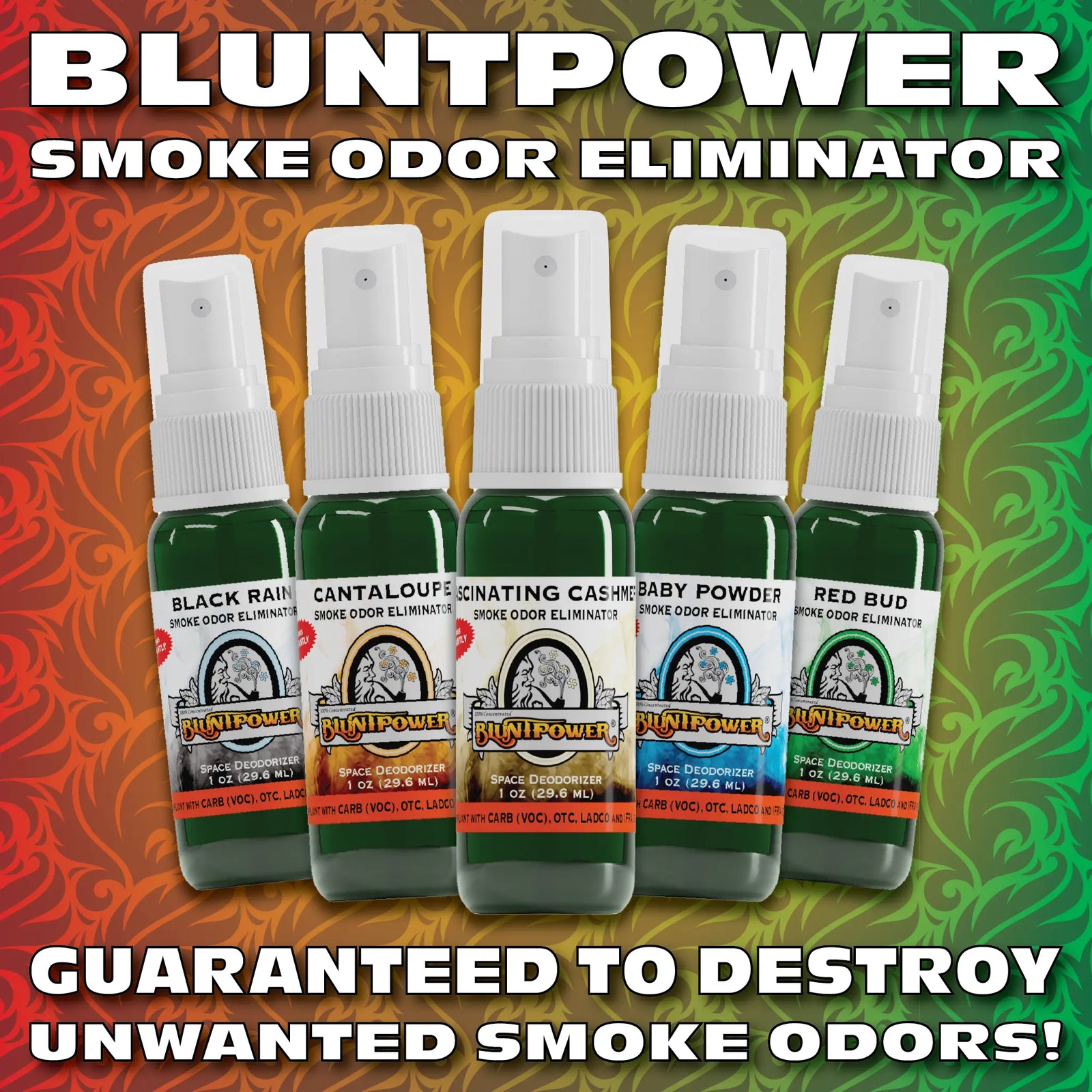 BluntPower Smoke Odor Eliminator Sprays are Guaranteed to Destroy Unwanted Smoke Odors