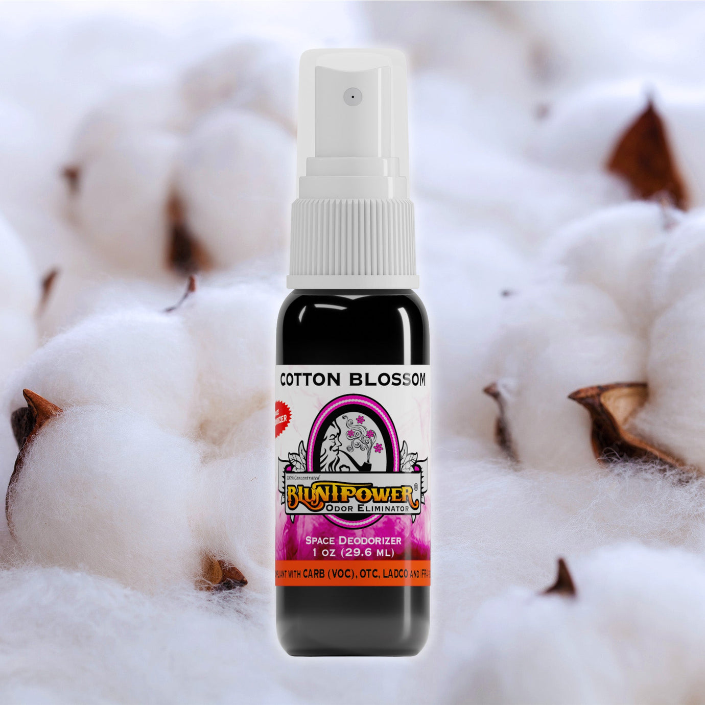 BluntPower Odor Eliminator Spray - Cotton Blossom Scent - 1.0 fl. oz.