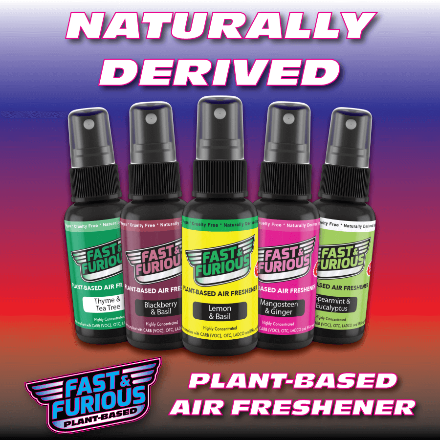 Fast & Furious Plant-Based Essential Oil Room Spray & Air Freshener