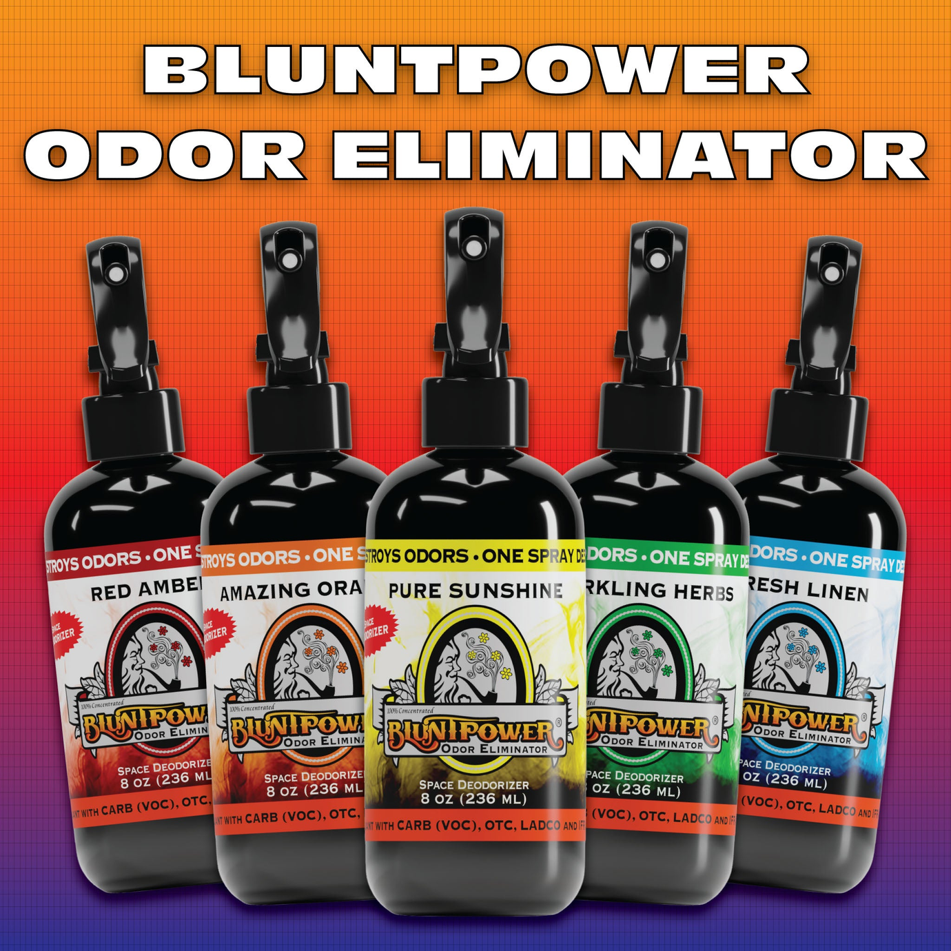 BluntPower Odor Eliminator Sprays