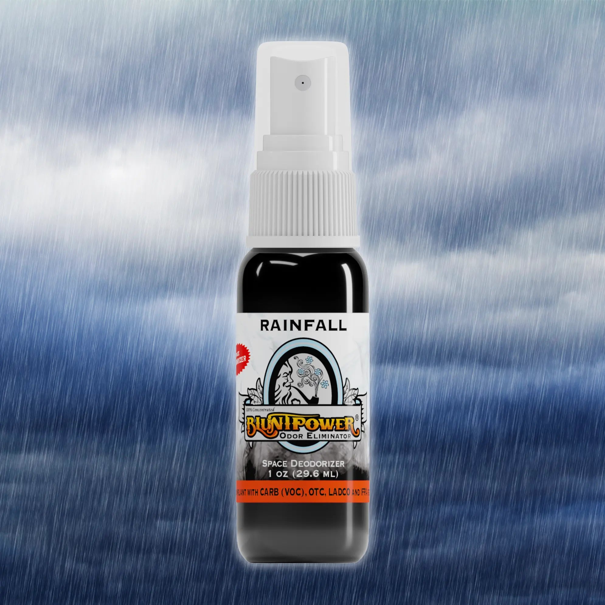 BluntPower Odor Eliminator - Rainfall Scent Size: 1 fl oz Creative