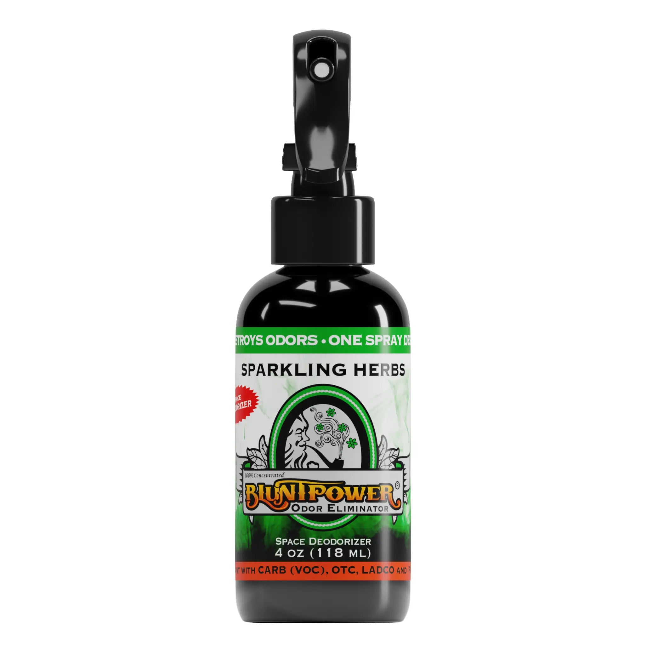 BluntPower Odor Eliminator - Sparkling Herbs Scent Size: 4 fl oz