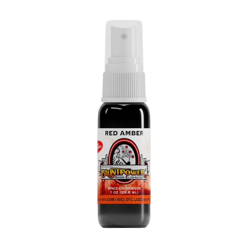 BluntPower Odor Eliminator - Red Amber Scent Size: 1 fl oz