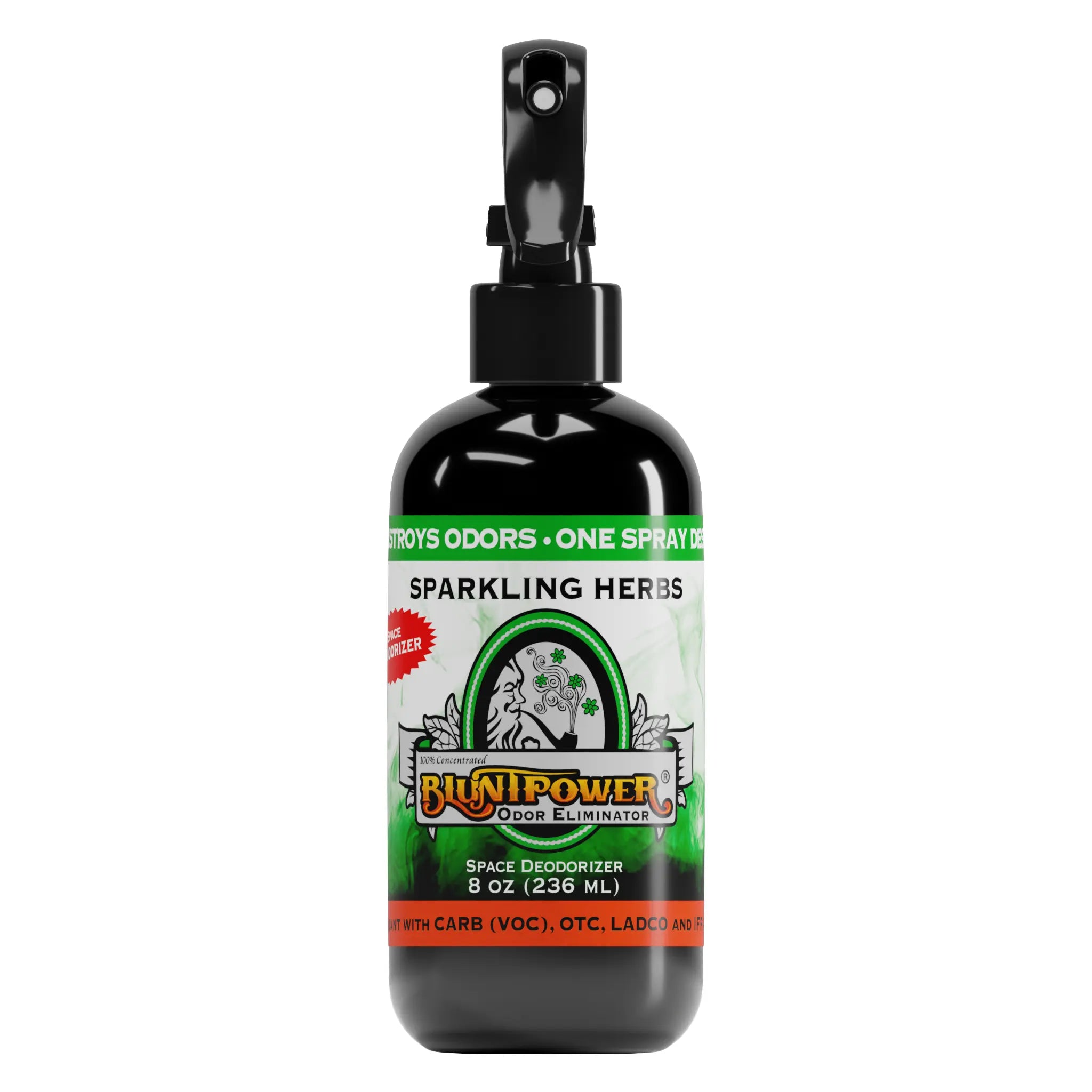 BluntPower Odor Eliminator - Sparkling Herbs Scent Size: 8 fl oz