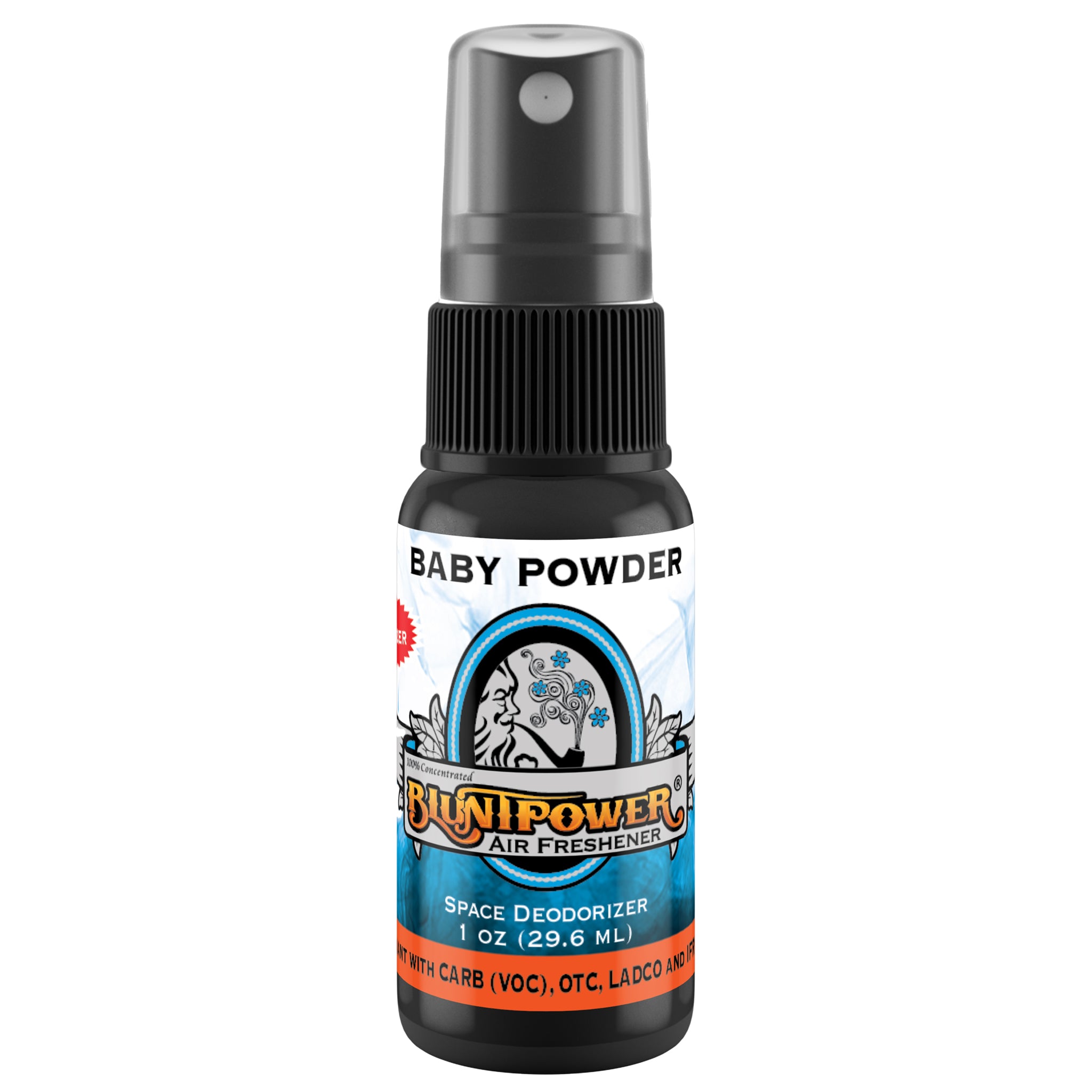 NEW BluntPower Mini Air Fresheners (1 FL OZ) Fragrance: Baby Powder