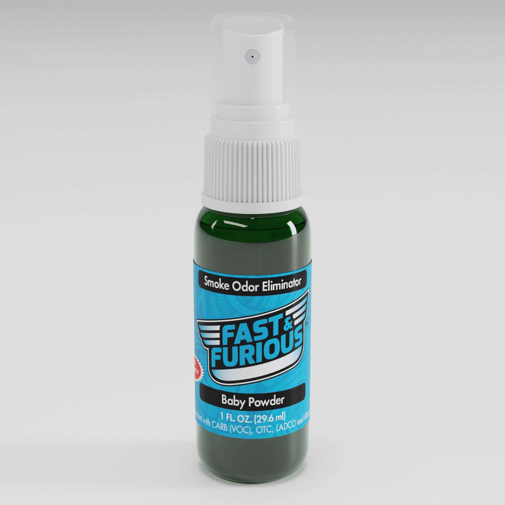 Fast & Furious Smoke Odor Eliminator - Baby Powder Scent (1 fl. oz.) Perspective