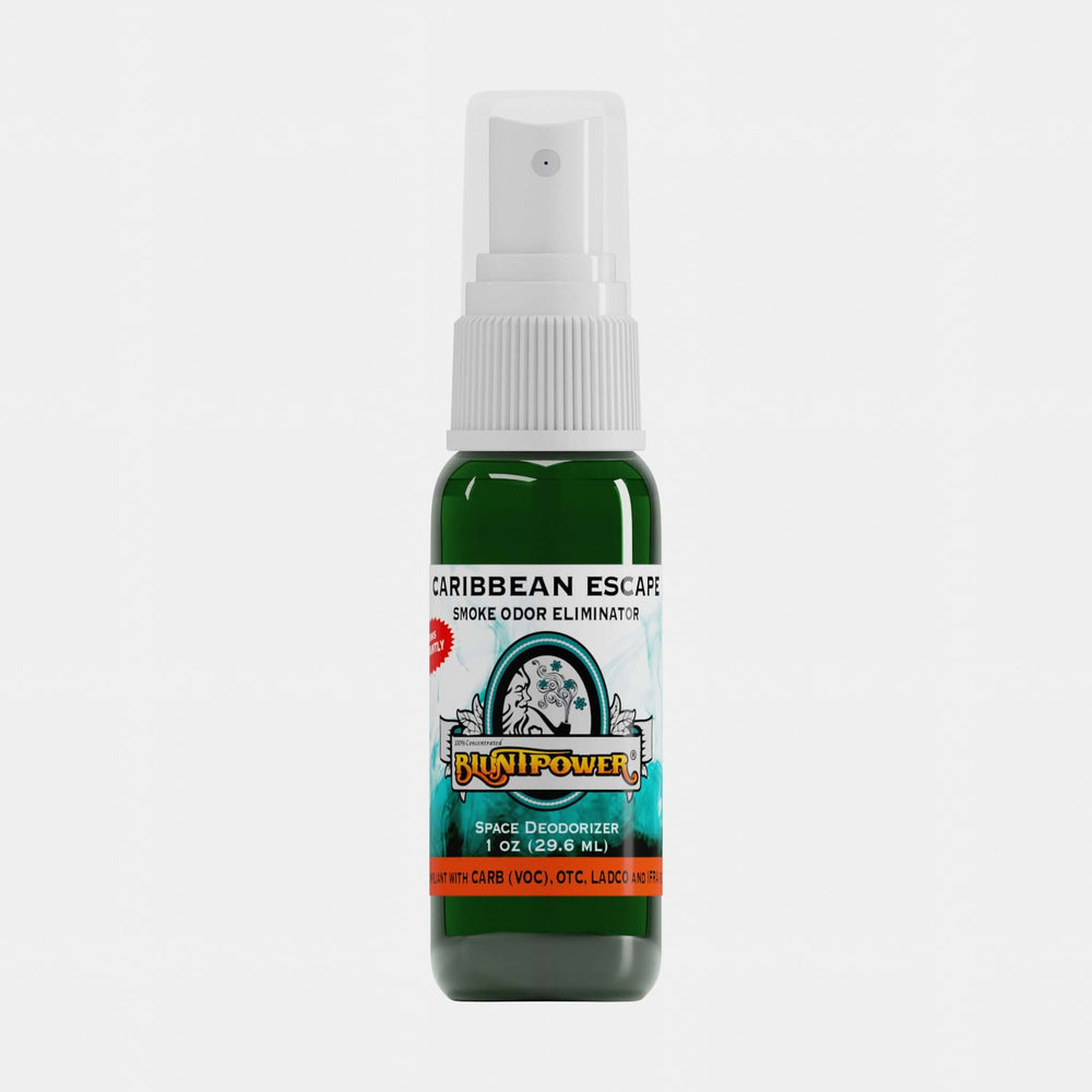 BluntPower Smoke Odor Eliminator - Caribbean Escape Scent (1 fl. oz.) Orthographic