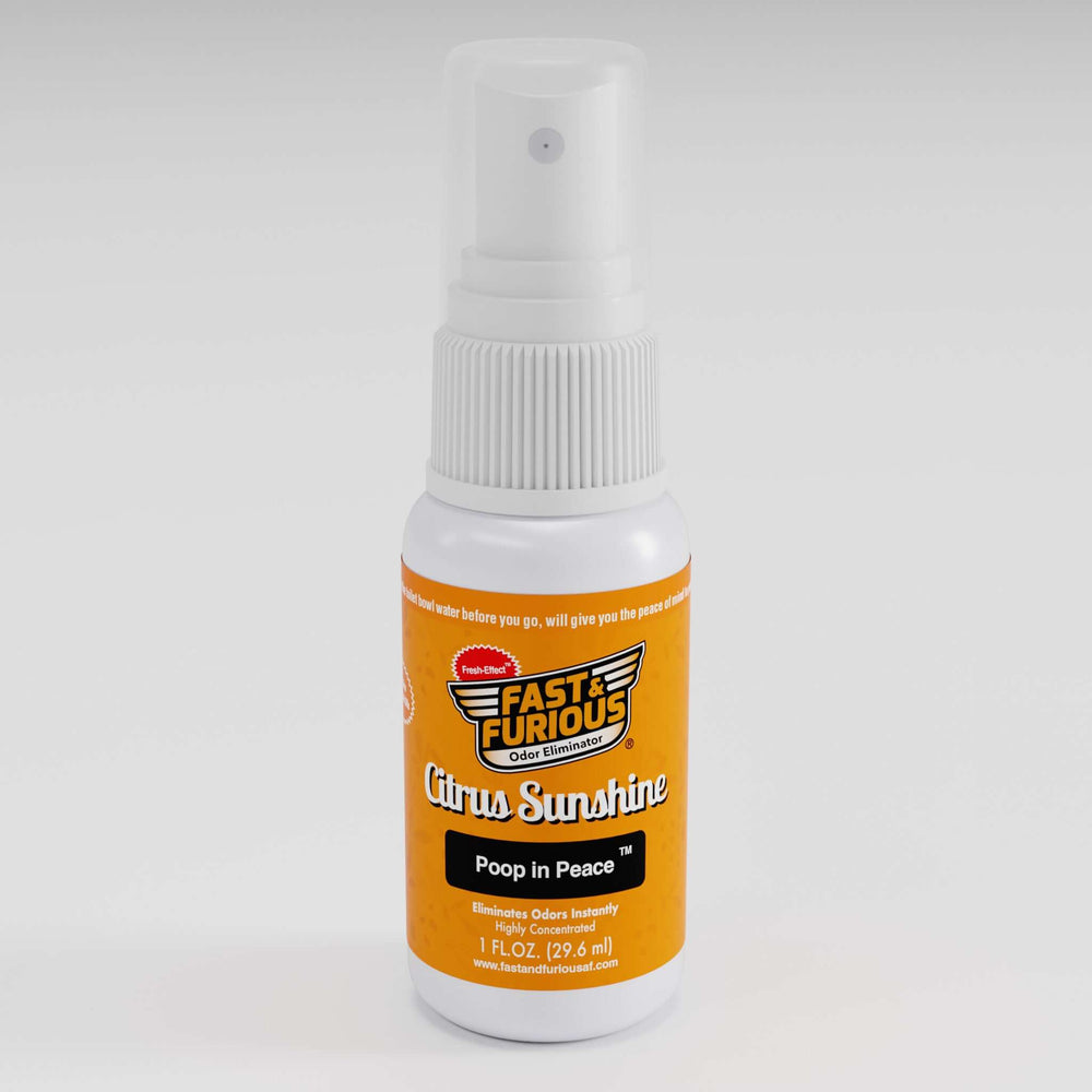 Poop In Peace Before-You-Go Toilet Spray - Citrus Sunshine Scent Size: 1 fl oz