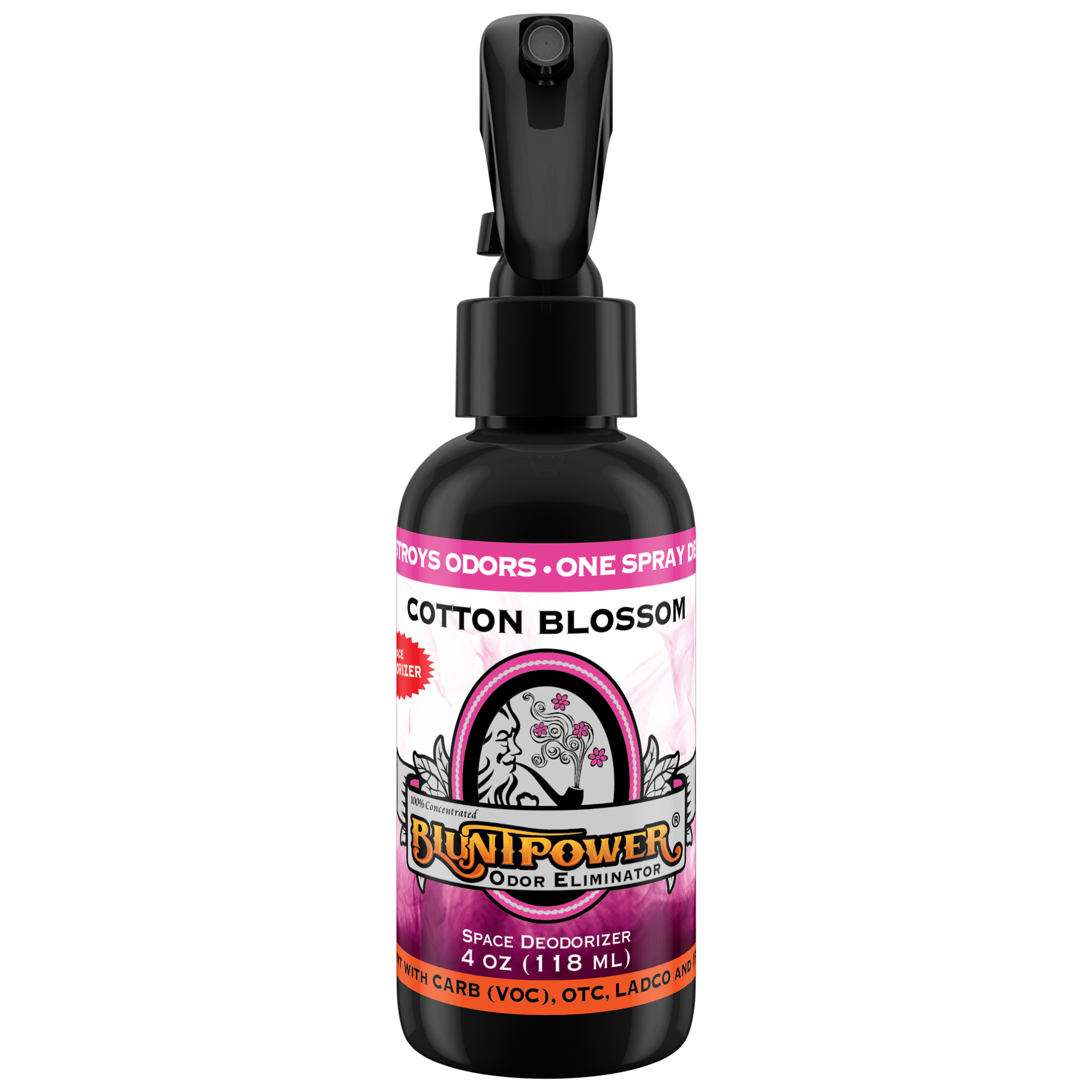 BluntPower Odor Eliminator - Cotton Blossom Scent Size: 4 fl oz