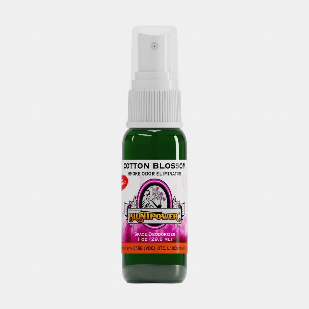 BluntPower Smoke Odor Eliminator - Cotton Blossom Scent (1 fl. oz.) Orthographic