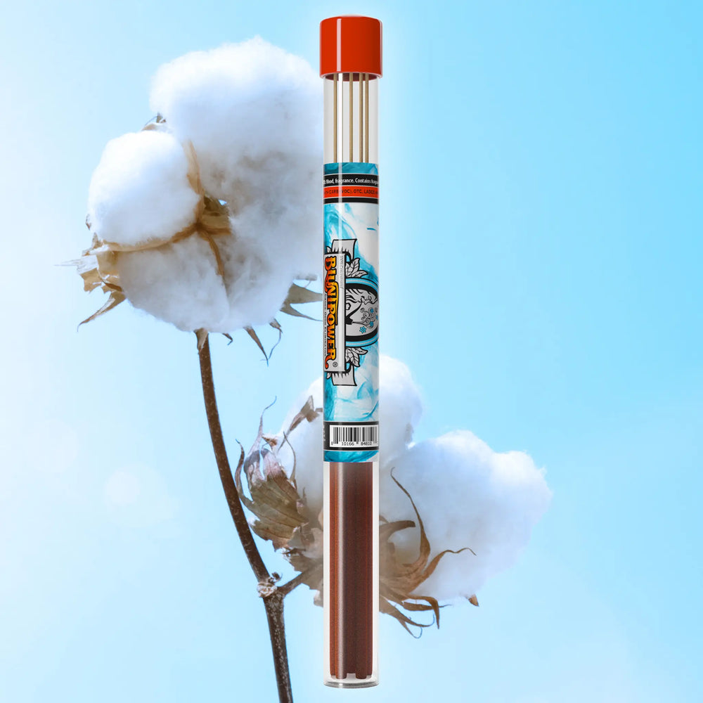 BluntPower Smoke Odor Eliminator Incense - Cotton Blossom Scent (5ct) Creative