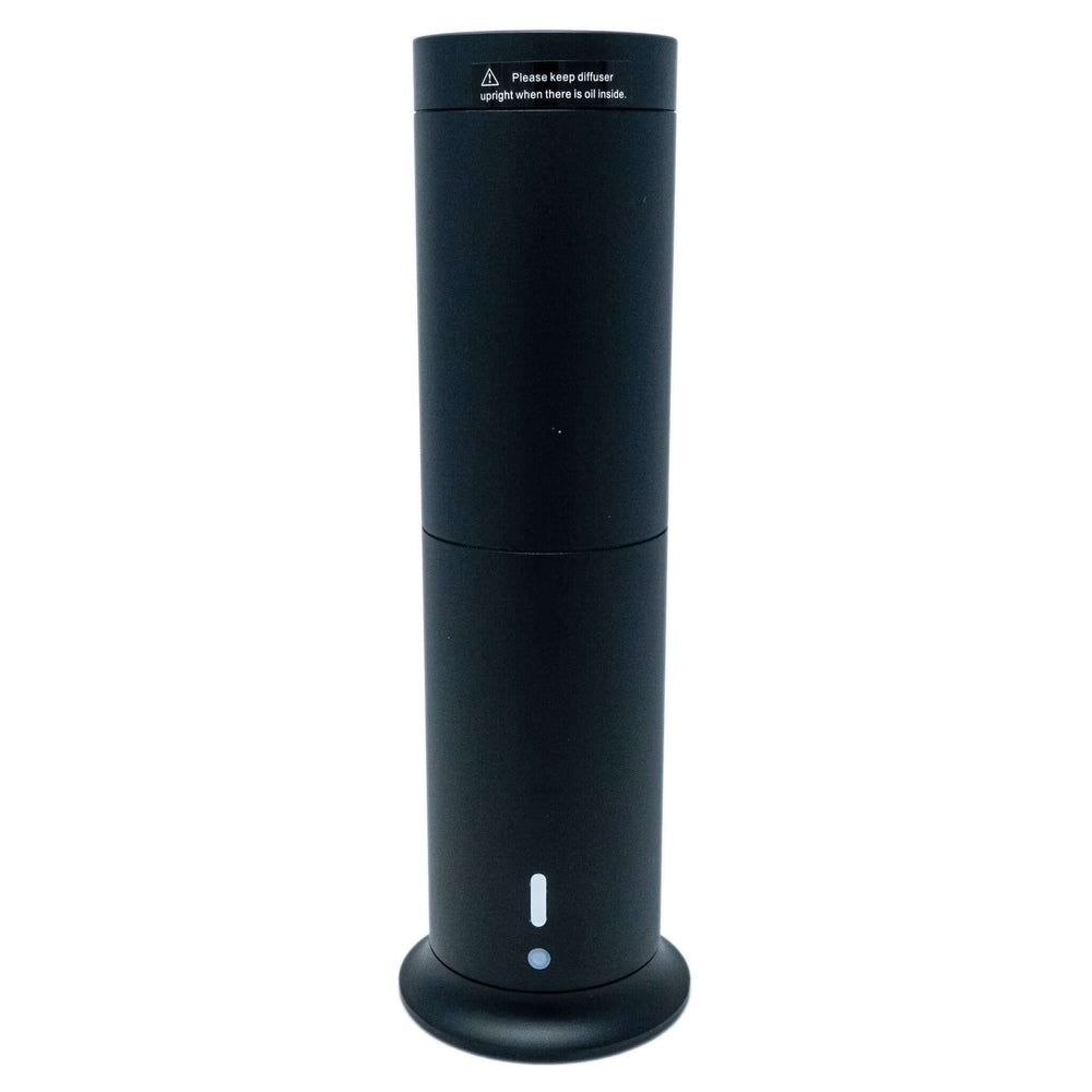 Rechargeable Studio Scent Diffuser - Cold-Air Waterless Fragrance Oil Diffuser for Homes, Apartments, and Offices Color: Black Front