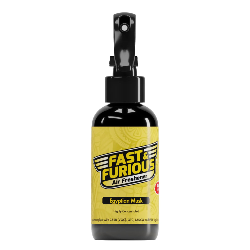 Fast and Furious Air Freshener - Egyptian Musk Scent Size: 4oz