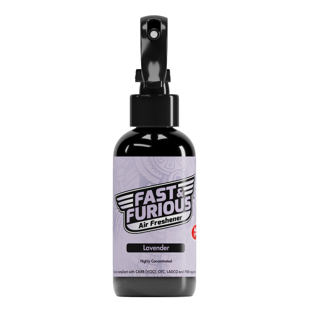 Fast and Furious Air Freshener - Lavender Scent Size: 4oz