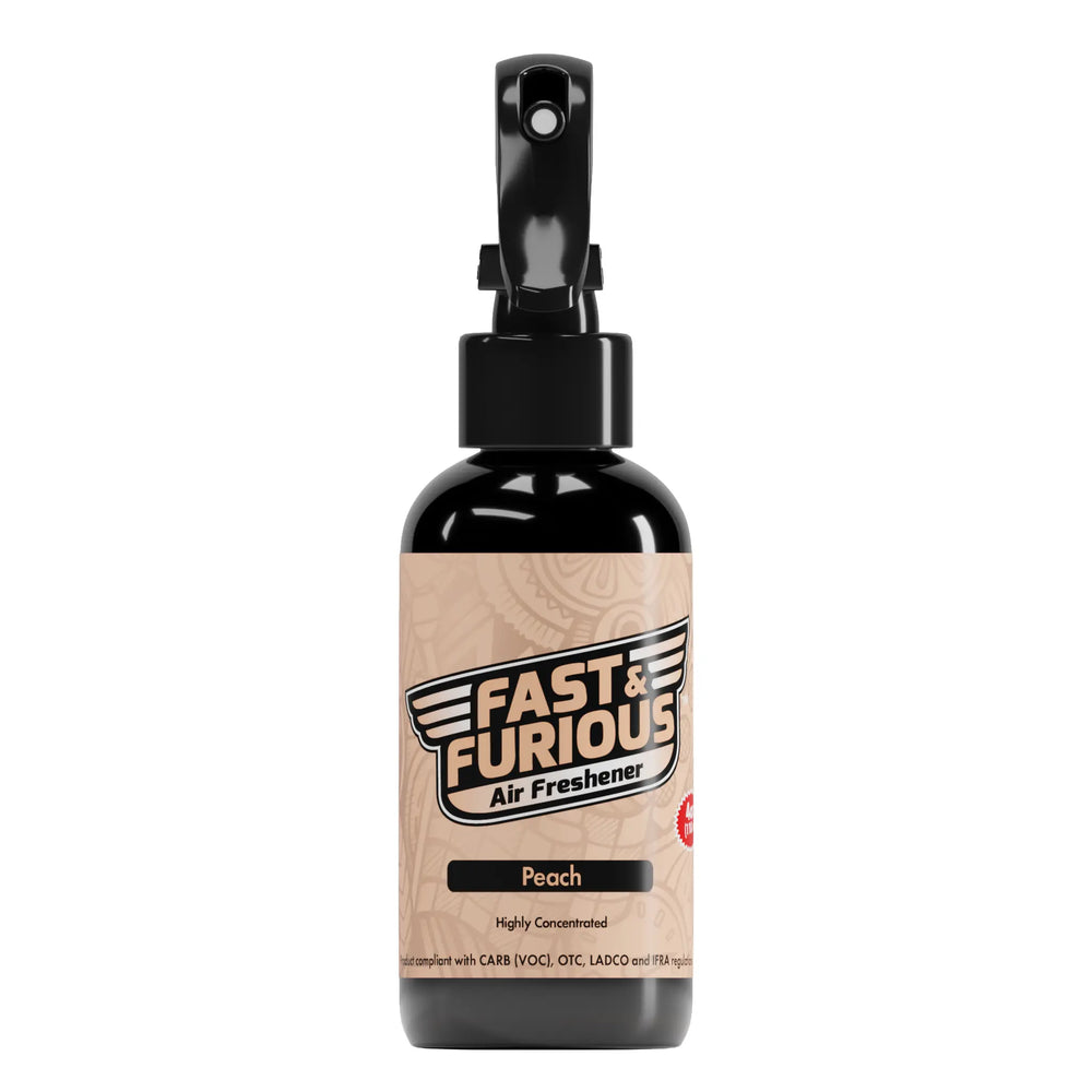 Fast and Furious Air Freshener - Peach Scent Size: 4oz