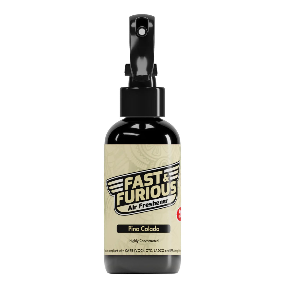 Fast and Furious Air Freshener - Pina Colada Scent Size: 4oz