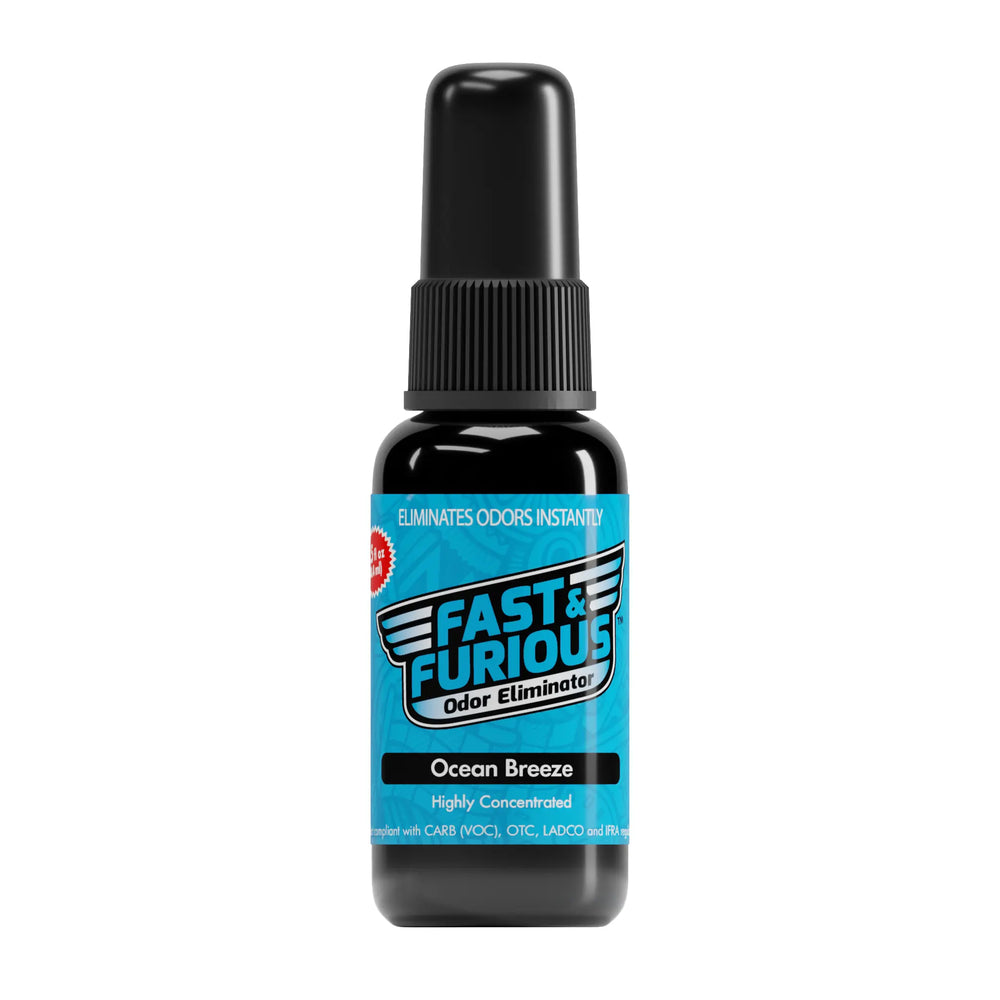 Fast and Furious Odor Eliminator - Ocean Breeze Scent Size: 1.5 fl oz