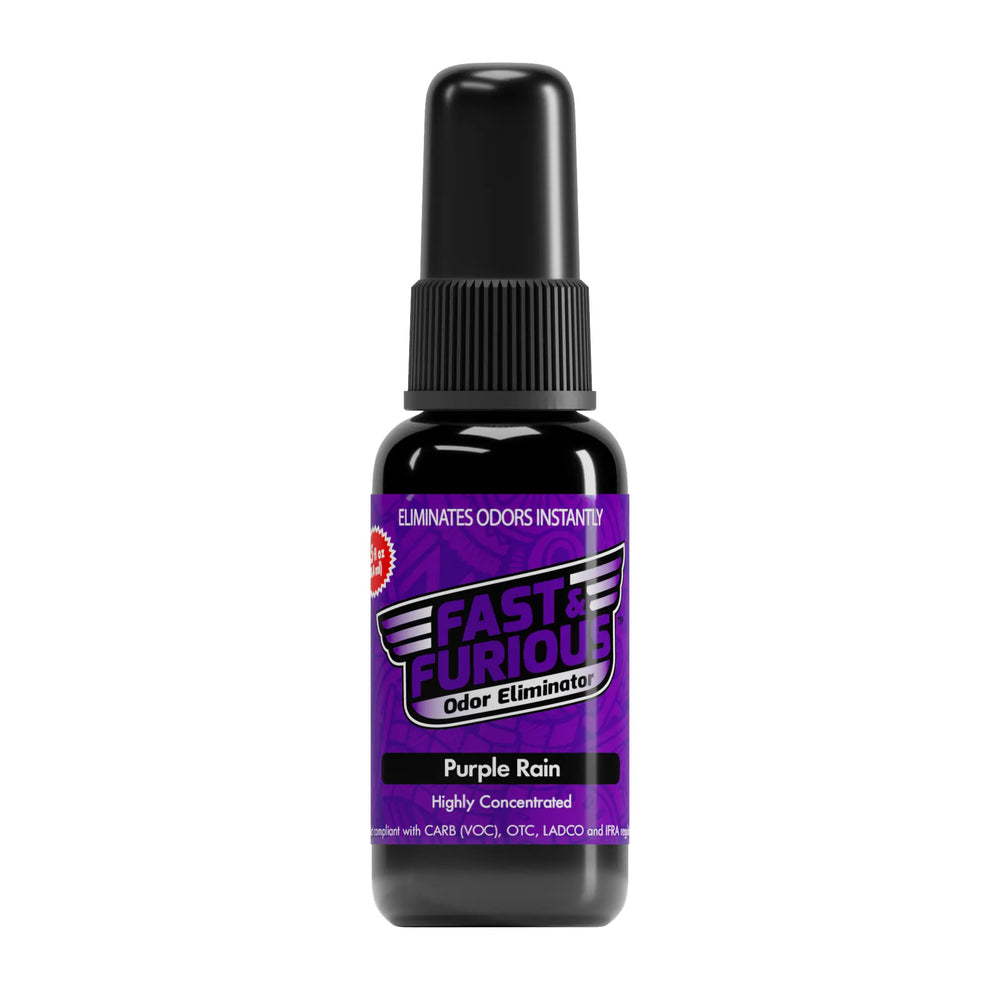Fast and Furious Odor Eliminator - Purple Rain Scent Size: 1.5 fl oz