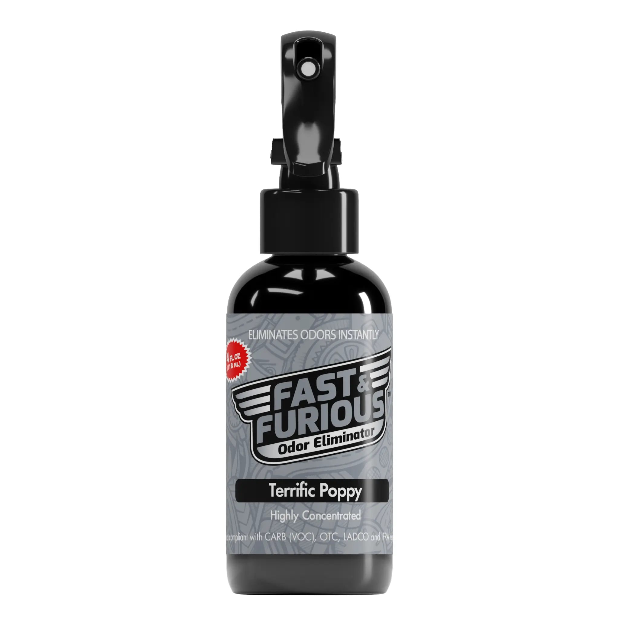 Fast and Furious Odor Eliminator - Terrific Poppy Scent Size: 4 fl oz