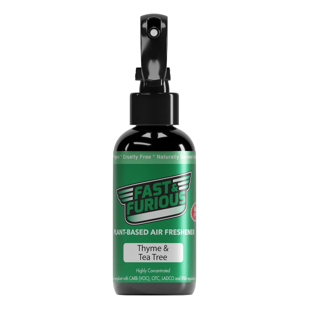 Fast and Furious Plant-Based Air Freshener - Thyme & Tea Tree Scent