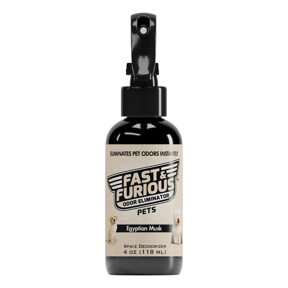 Fast and Furious Pets Odor Eliminator - Egyptian Musk Scent Size: 4oz