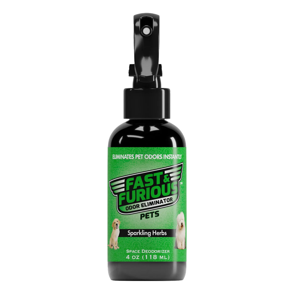 Fast and Furious Pets Odor Eliminator - Sparkling Herbs Scent Size: 4oz