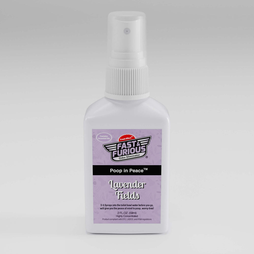 Poop In Peace Before-You-Go Toilet Spray - Lavender Fields Scent Size: 2 fl oz