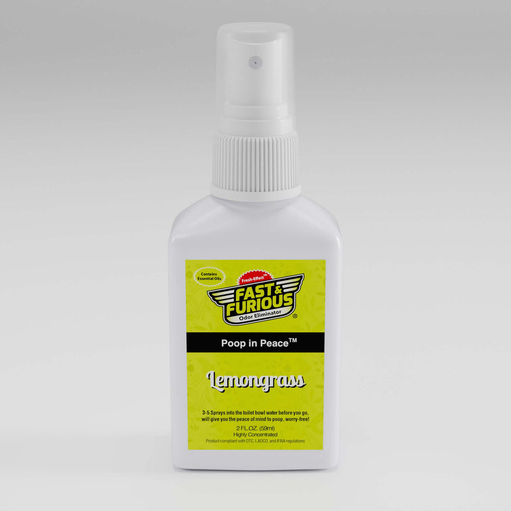 Poop In Peace Before-You-Go Toilet Spray - Lemongrass Scent Size: 2 fl oz