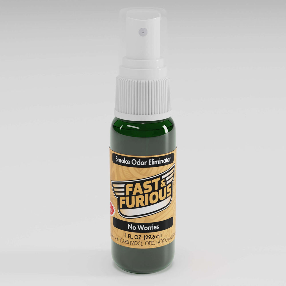 Fast & Furious Smoke Odor Eliminator - No Worries Scent (1 fl. oz.) Perspective