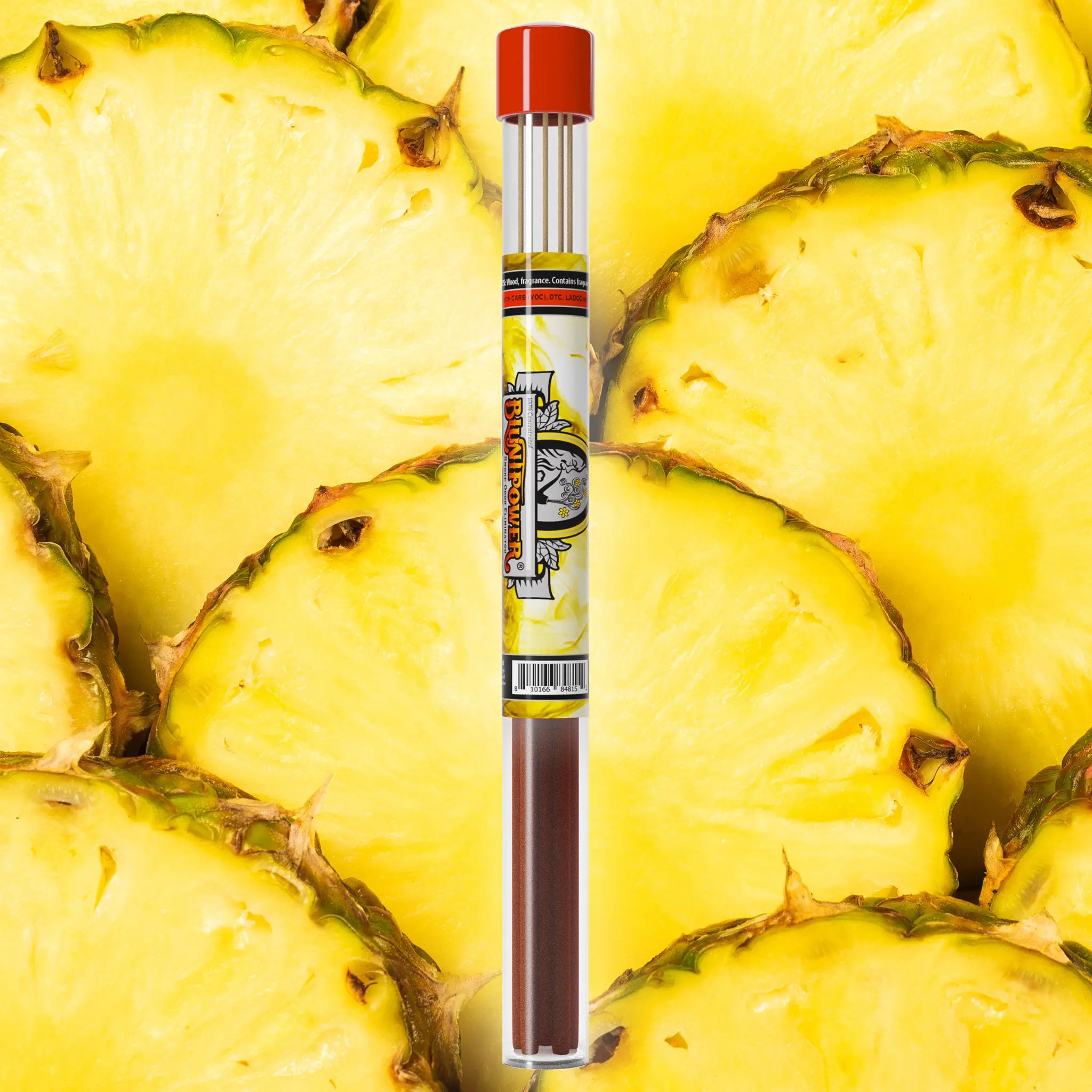 BluntPower Smoke Odor Eliminator Incense, Pineapple Scent, 5 Count