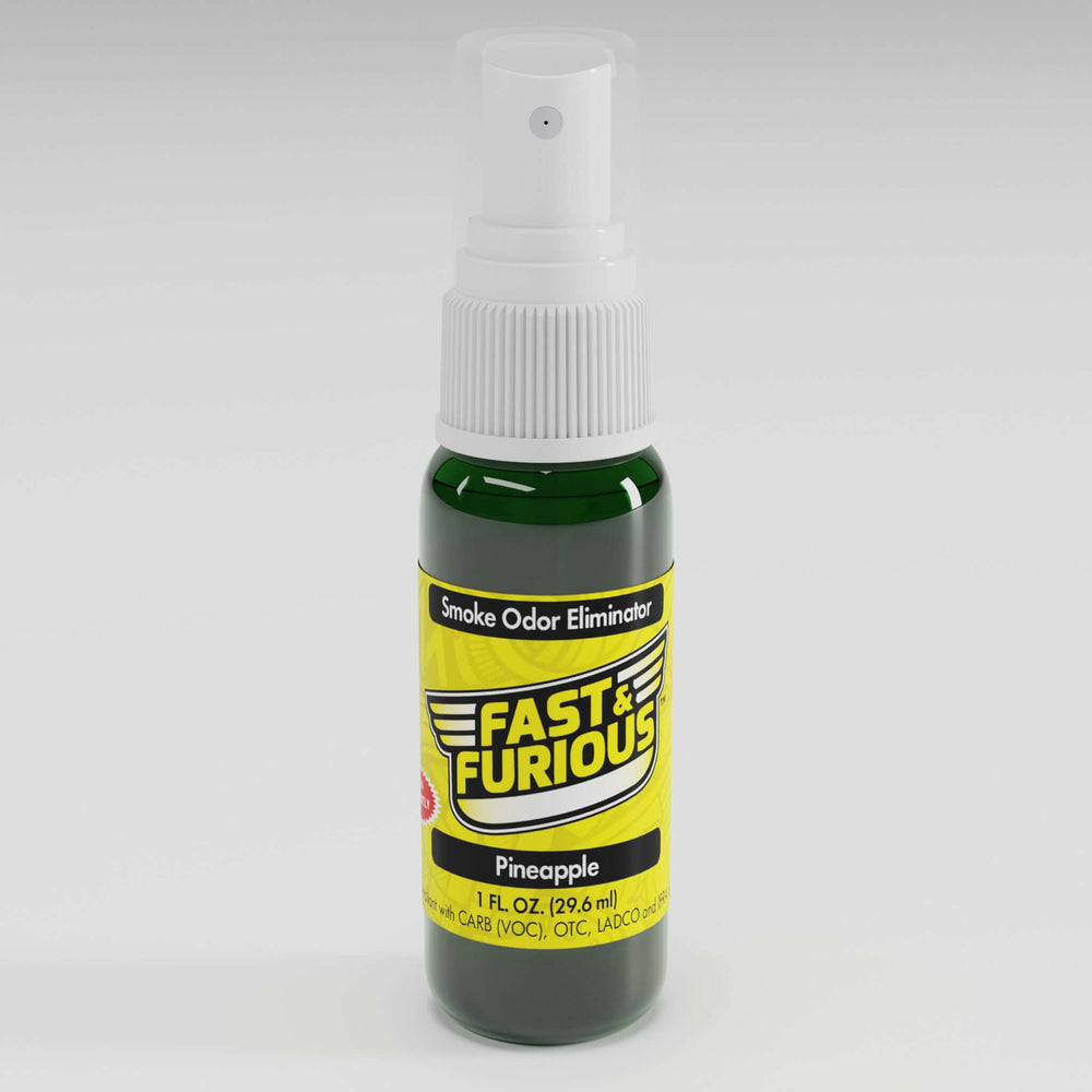 Fast & Furious Smoke Odor Eliminator - Pineapple Scent (1 fl. oz.) Perspective