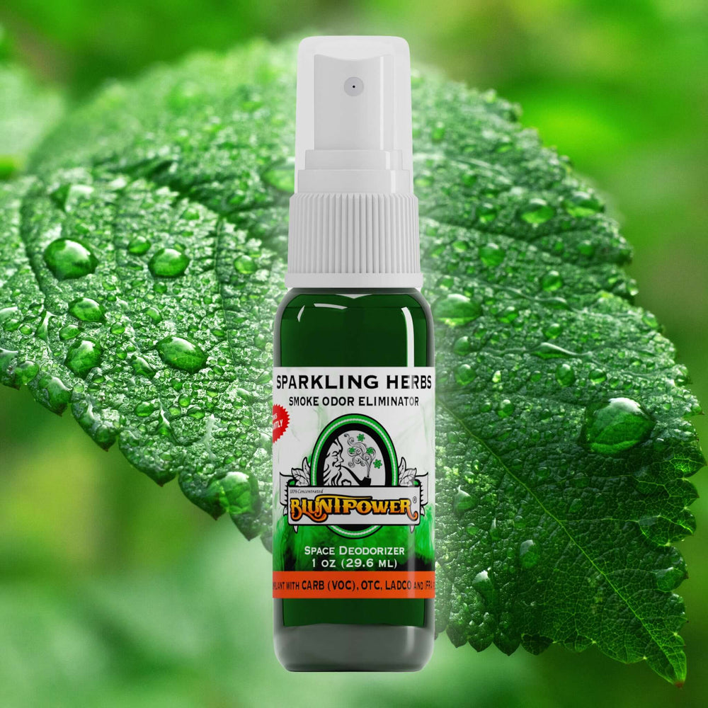 BluntPower Smoke Odor Eliminator - Sparkling Herbs Scent (1 fl. oz.) Creative