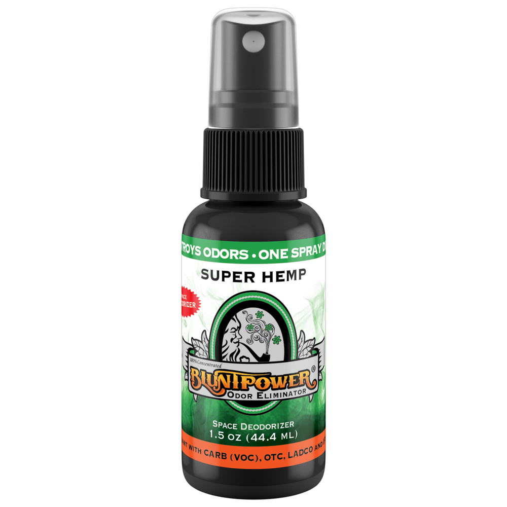 BluntPower Odor Eliminator - Super Hemp Scent Size: 1.5fl oz