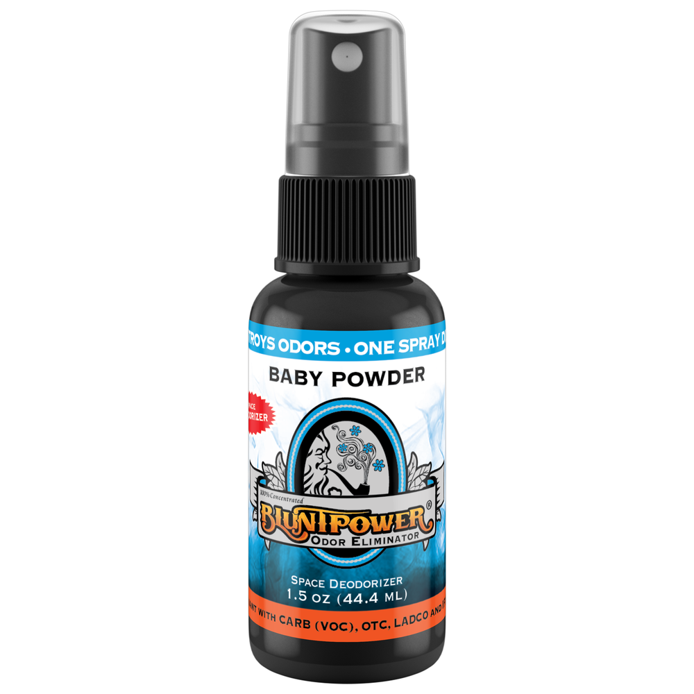 BluntPower Odor Eliminator - Baby Powder Scent Size: 1.5fl oz