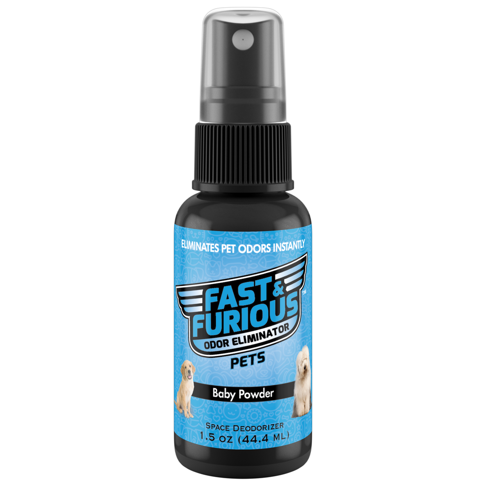 Fast and Furious Pets Odor Eliminator - Baby Powder Scent Size: 1.5oz