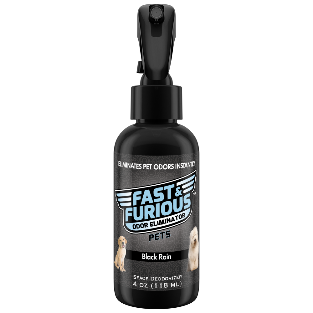 Fast and Furious Pets Odor Eliminator - Black Rain Scent Size: 4oz