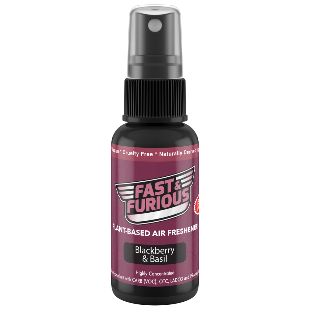 Fast and Furious Plant-Based Air Freshener - Blackberry & Basil Scent Size: 1.5oz