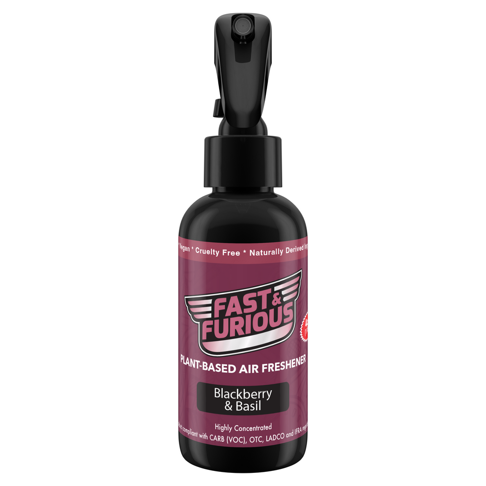 Fast and Furious Plant-Based Air Freshener - Blackberry & Basil Scent Size: 4oz