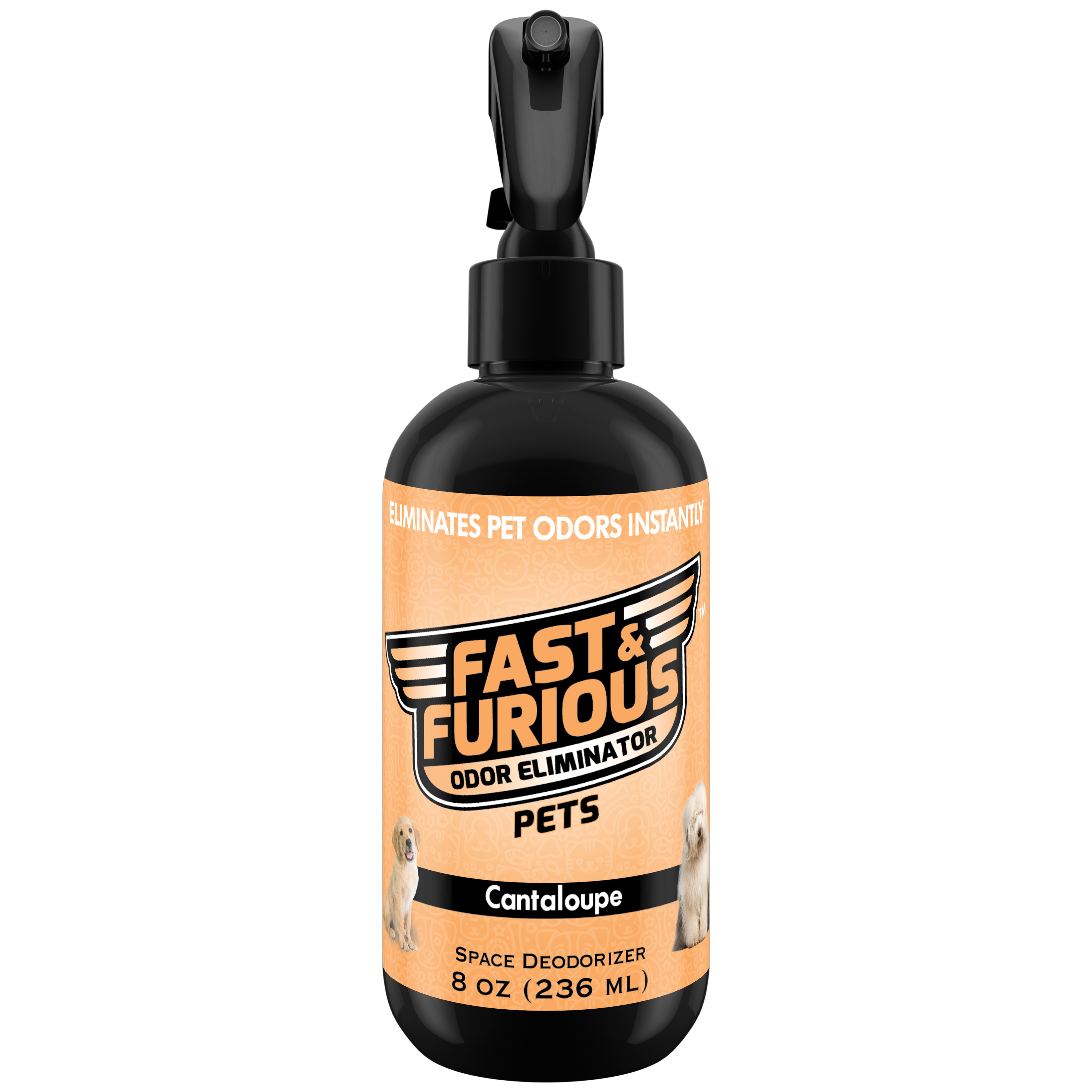Fast and Furious Pets Odor Eliminator - Cantaloupe Scent Size: 8oz