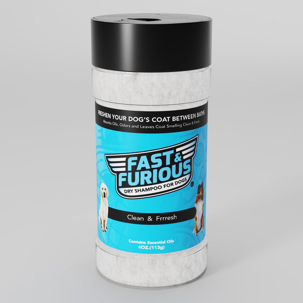 Fast & Furious Dry Shampoo for Dogs - Clean & Frrresh Scent