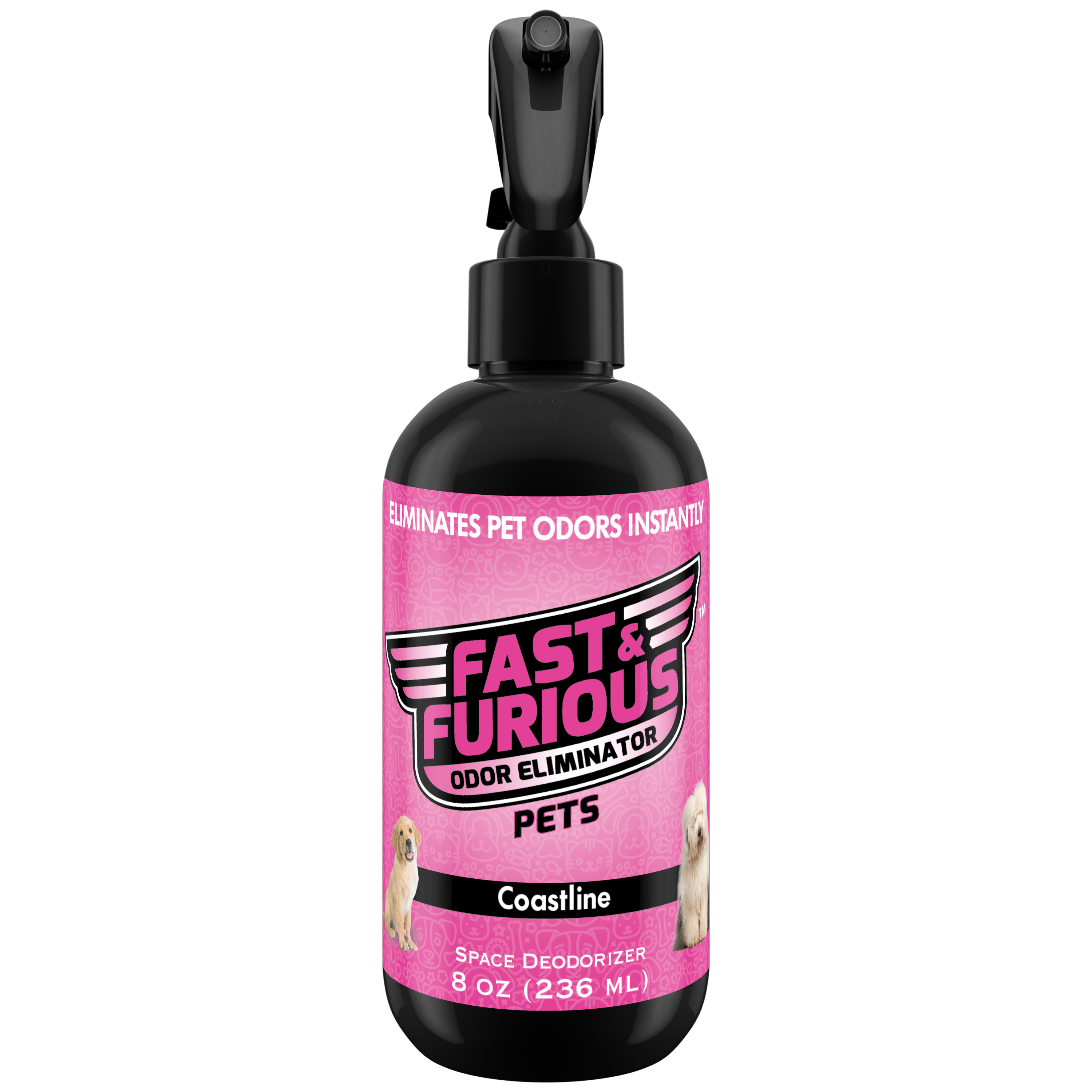 Fast and Furious Pets Odor Eliminator - Cotton Blossom Scent Size: 8oz