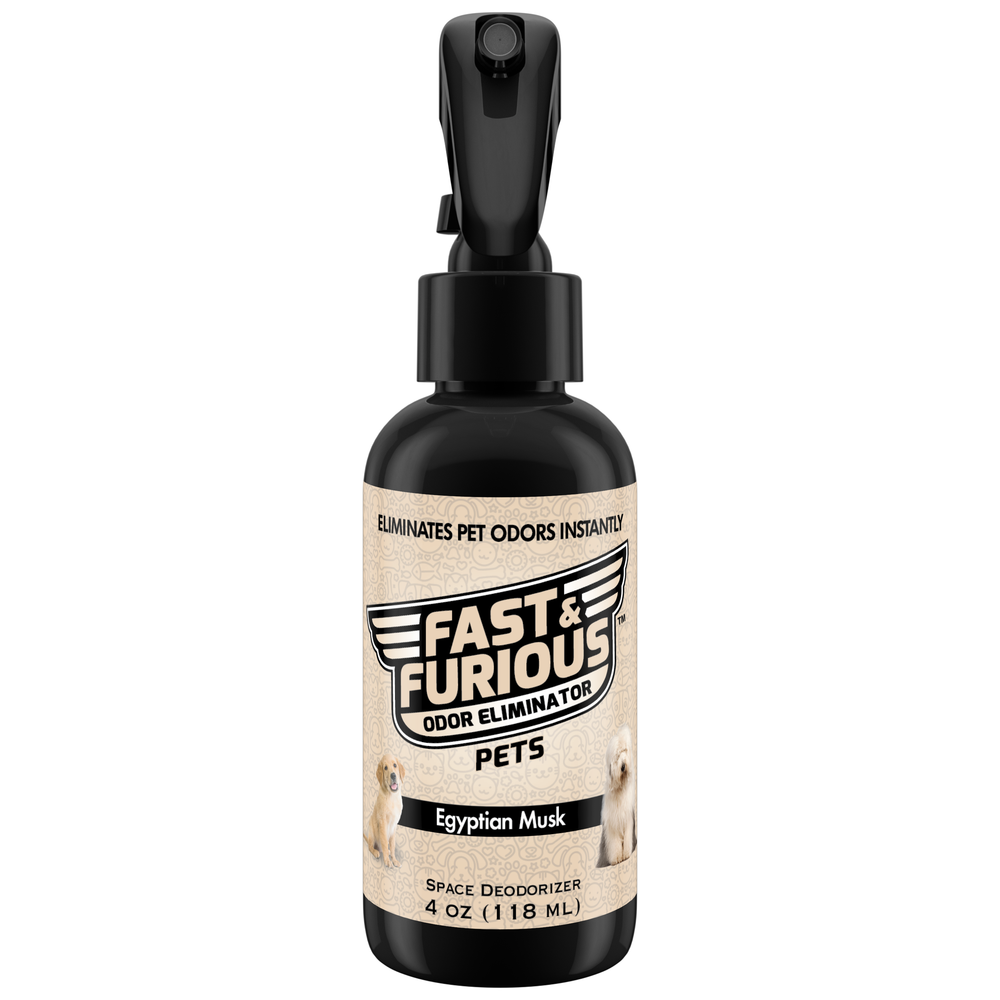 Fast and Furious Pets Odor Eliminator - Egyptian Musk Scent Size: 4oz