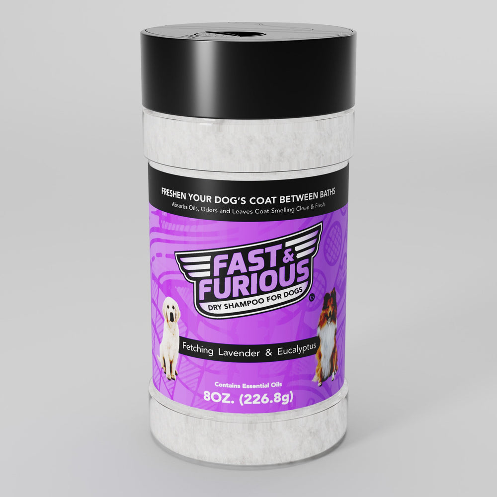 Fast & Furious Dry Shampoo for Dogs - Fetching Lavender and Eucalyptus Scent