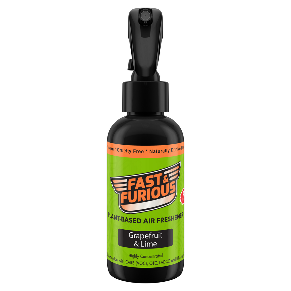Fast and Furious Plant-Based Air Freshener - Grapefruit & Lime Scent Size: 4oz