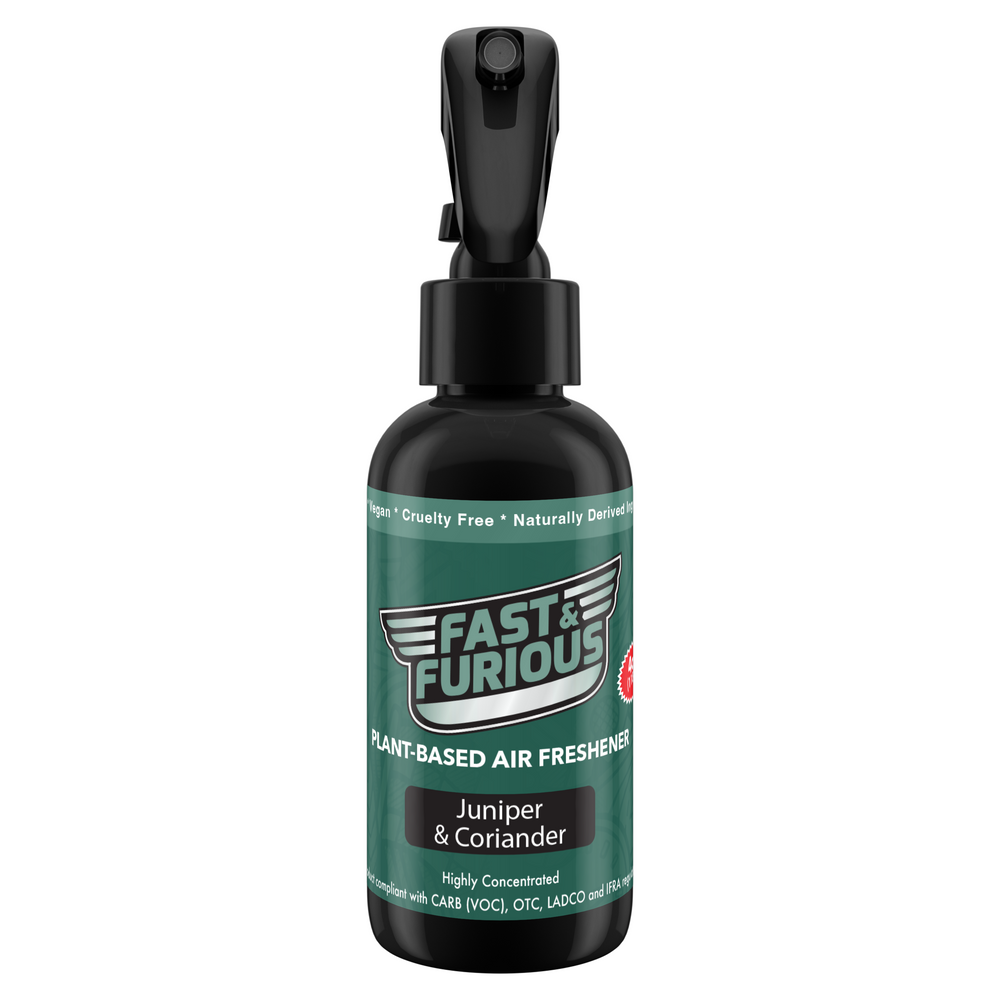 Fast and Furious Plant-Based Air Freshener - Juniper & Coriander Scent Size: 4oz