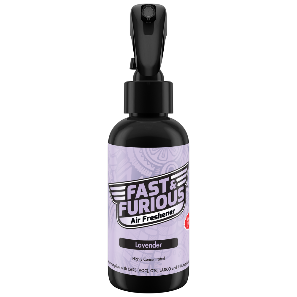 Fast and Furious Air Freshener - Lavender Scent Size: 4oz