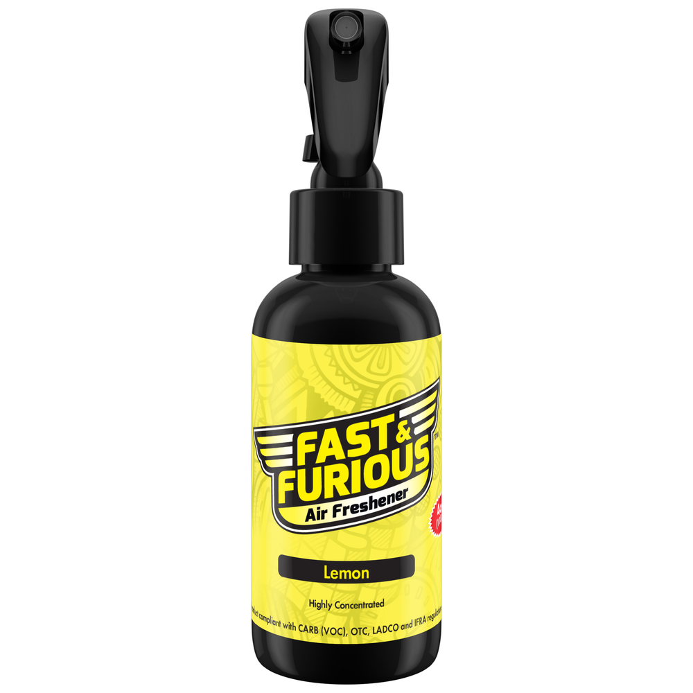 Fast and Furious Air Freshener - Lemon Scent Size: 4oz