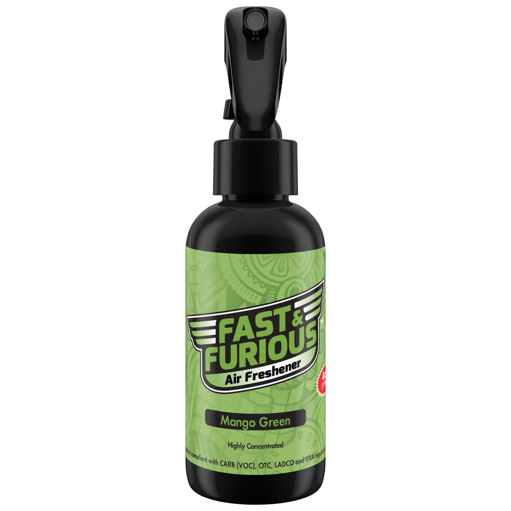 Fast and Furious Air Freshener - Mango Green Scent Size: 4oz