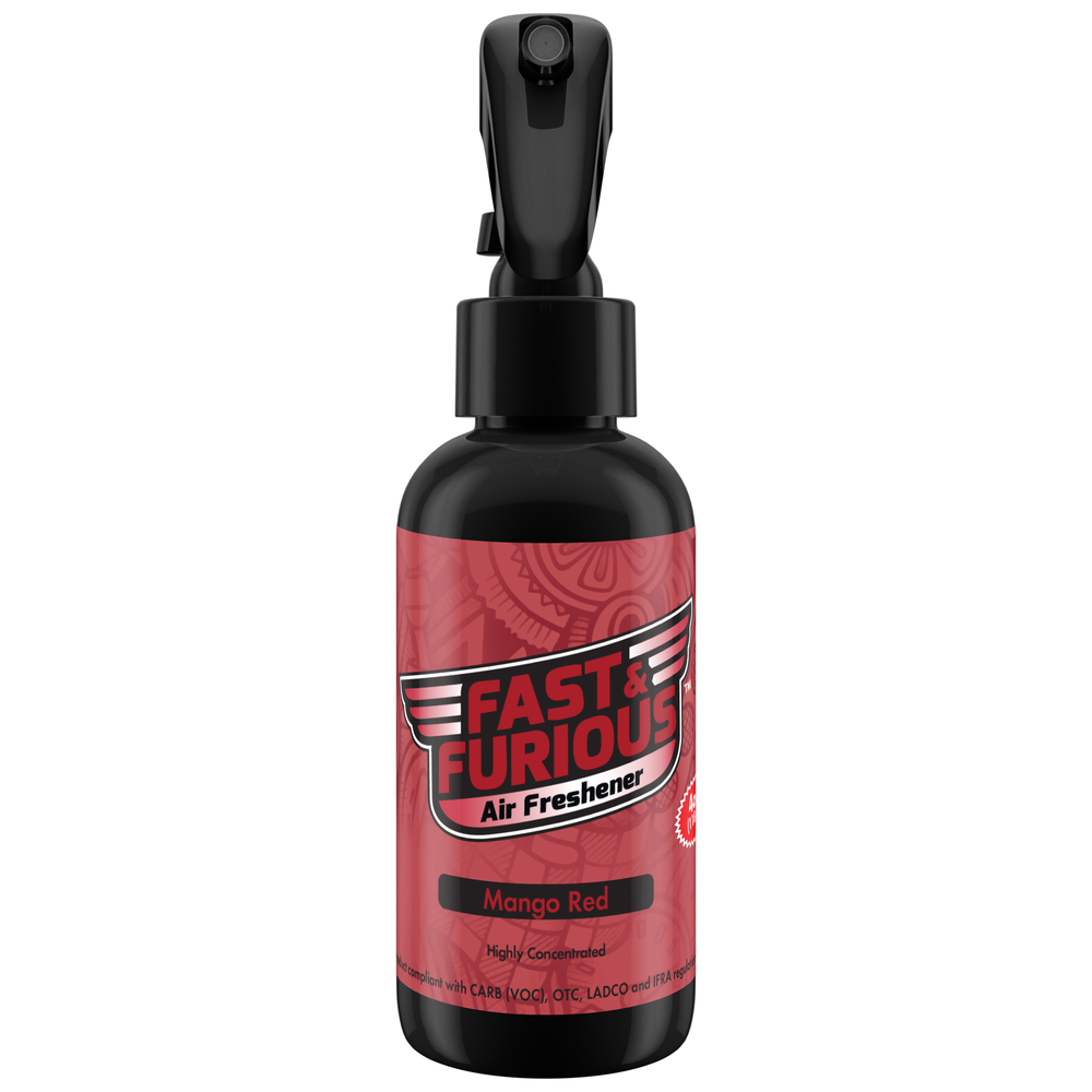 Fast and Furious Air Freshener - Mango Red Scent Size: 4oz